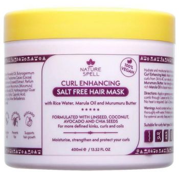 Masca pentru Definire & Ingrijire a Parului Cret - Nature Spell Curl Enhancing Mask, 400ml ieftina