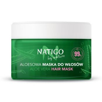 Masca pentru par Natigo By Nature cu aloe vera 99% natural ingredients, 200ml de firma originala
