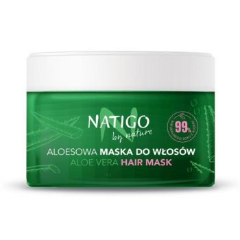 Masca pentru par Natigo By Nature  cu aloe vera 99% natural ingredients, 200ml