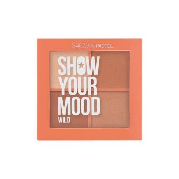 Paleta fard de obraz show your mood wild Pastel, 4x4.3g ieftin