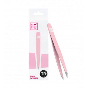 Penseta Sprancene Roz - Ilu Tweezers Slant, Pink de firma original