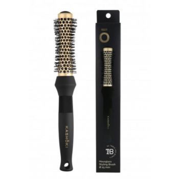 Perie de Par pentru Coafat - Kashoki Hair Brush Hourglass Styling, 25 mm, 1 buc la reducere