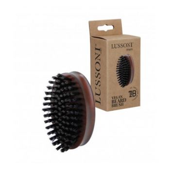 Perie pentru Barba Lussoni Men Vegan Bead Brush Oval, 1buc la reducere