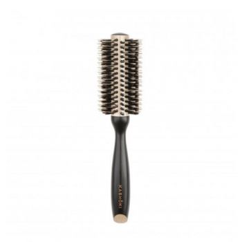 Perie de Par Rotunda pentru Coafat - Kashoki Hair Brush Natural Beauty, 22 mm, 1 buc