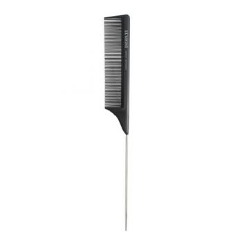 Pieptan cu Maner Metalic Lussoni 302 Pin Tail Comb