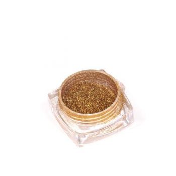 Pigment pentru unghii, Global Fashion, Holographic Gold G65, Auriu, 5g ieftin