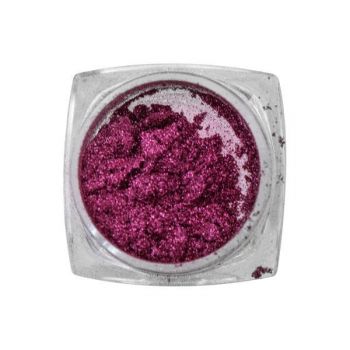 Pigment pentru unghii, Global Fashion, Mirror Rose Red B05, Roz