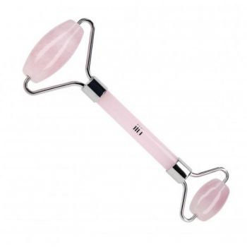 Rola pentru masaj Ilu Rose Quartz Facial Roller