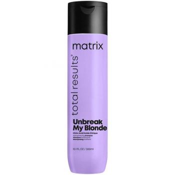 Sampon Fortifiant pentru Par Blond Matrix Total Results Unbreak My Blonde Shampoo, 300ml la reducere