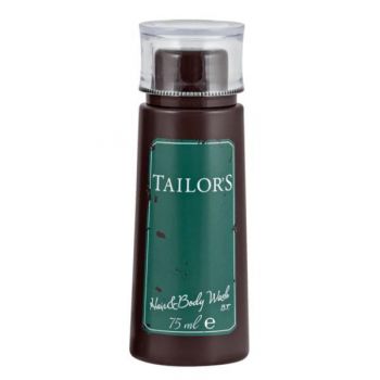 Sampon hidratant si revigorant cu cofeina si mentol pentru par si corp Tailors, 75 ml