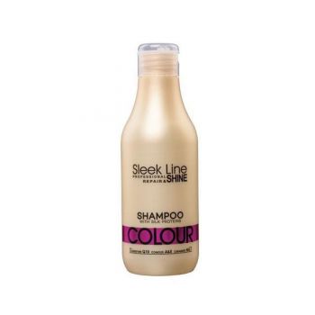 Sampon Sleek Line pentru par vopsit, 300ml