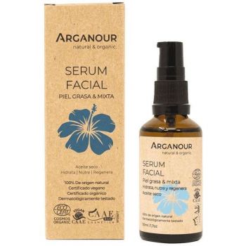 Ser BIO cu Hialuronic & Centella - Arganour Radiance Face Serum, 30ml