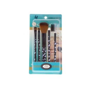 Set 5 pensule pentru make-up, Global Fashion, Negru, 5buc ieftina