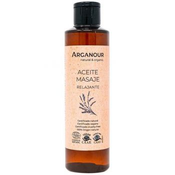 Ulei de Masaj BIO cu Lavanda - Arganour Relaxing Massage Oil, 200ml ieftin