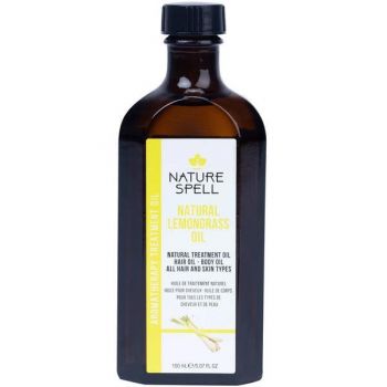 Ulei Natural de Lemongrass Nature Spell Lemongrass Oil for Hair & Skin, 150ml