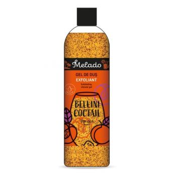 Gel de dus Melado exfoliant Bellini Cocktail cu extract de piersica, 500ml