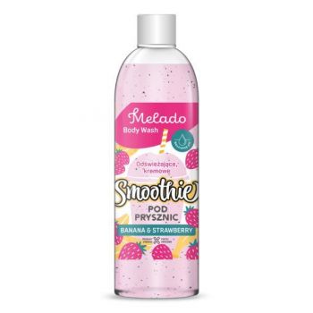 Gel de dus Melado Smoothie cu Capsuni si banane, 500ml