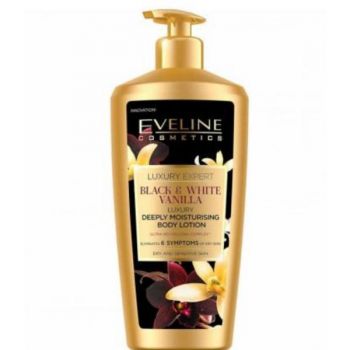Lotiune de corp Eveline Cosmetics Luxury Expert Black & White Vanilla 350 ml