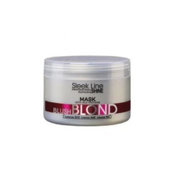 Masca Blond Blush Sleek Line - contine pigment neutralizant roz, 250ml de firma originala