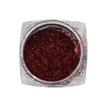Pigment pentru unghii, Global Fashion, Mirror Red B08, 5 gr, Rosu