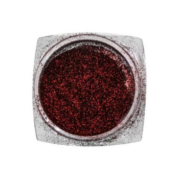 Pigment pentru unghii, Global Fashion, Mirror Red B08, 5 gr, Rosu