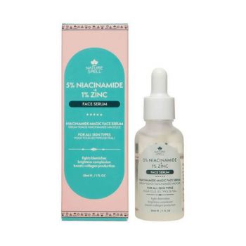 Ser cu Niacinamide & Zinc - Nature Spell Magic Face Serum, 30 ml ieftin