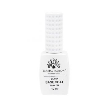 Base Coat Silicon, Global Fashion, Soack-off, 12 ml, transparent