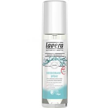 Deodorant Spray BIO Natural Sensitiv 48h, Basis Sensitiv Lavera, 75 ml la reducere