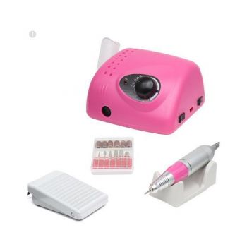 Freza electrica pentru unghii, 35000 rotatii, 65W, ZS-705, pink de firma original