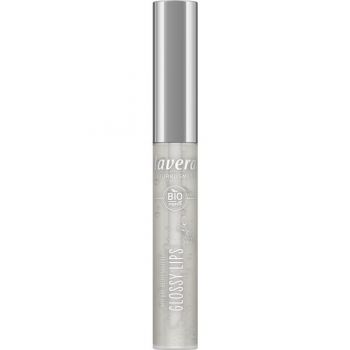 Gloss Bio pentru Buze Lavera, Shiny Glass 01, transparent, 5.5 ml