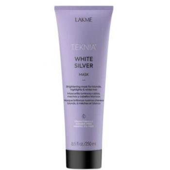 Masca coloranta pentru par blond, Lakme Teknia, White Silver Treatment, 300ml de firma originala