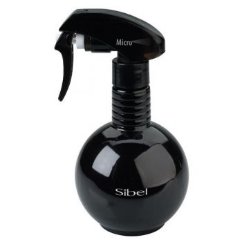Pulverizator profesional Ball negru din plastic pentru salon /frizerie/coafor/barbershop 340 ML