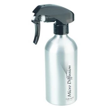 Pulverizator profesional Micro Metal din Aluminiu pentru salon /frizerie/coafor/barbershop 280 ml