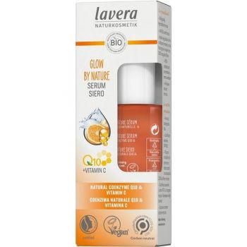 Ser Iluminator cu Vitamina C si Coenzima Q10 Glow by Nature Lavera, 30 ml ieftin