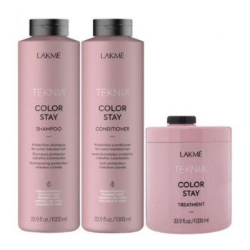 Set pentru parul vopsit, Lakme Teknia Color Stay de firma original