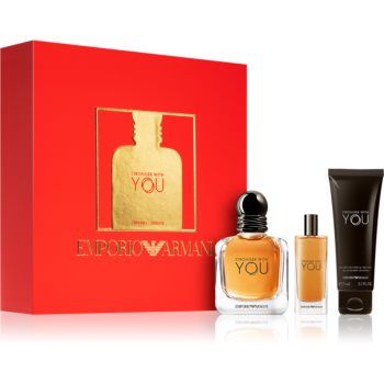 Armani Emporio Stronger With You set cadou pentru bărbați