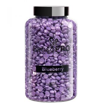 Ceara epilat elastica granule, SensoPro, Premium, Blueberry, 400 g