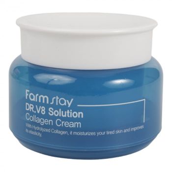 Crema Antirid cu Colagen pentru ten, Farm Story DR. V8 Solution Collagen Cream, 100 g