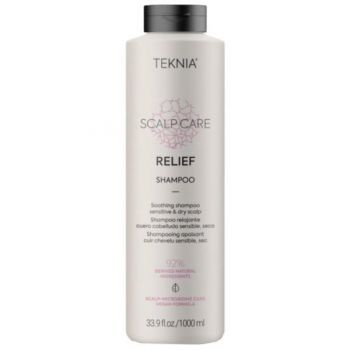 Sampon pentru par uscat si scalp sensibil, Lakme Teknia, Scalp Care Relief Shampoo, 1000ml