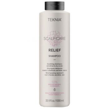 Sampon pentru par uscat si scalp sensibil, Lakme Teknia, Scalp Care Relief Shampoo, 1000ml de firma original