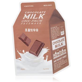 A’pieu One-Pack Milk Mask Chocolate mască textilă de îngrijire ieftina