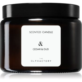 Ambientair Olphactory Cedar & Oud lumânare parfumată (brown) &