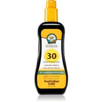 Australian Gold Spray Oil Sunscreen ulei protector SPF 30 de firma originala