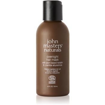 John Masters Organics Plant Based Keratin & Crambe Abyssinica masca de noapte cu efect de regenerare pentru păr