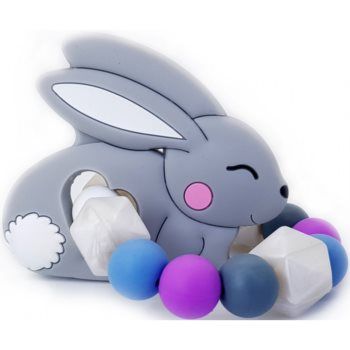 KidPro Teether Bunny Grey jucărie pentru dentiție