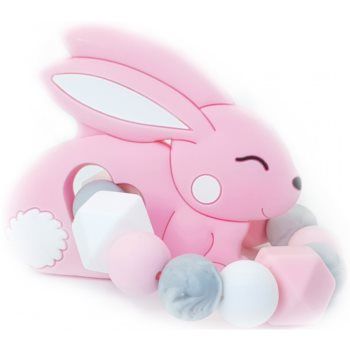 KidPro Teether Bunny Pink jucărie pentru dentiție ieftin