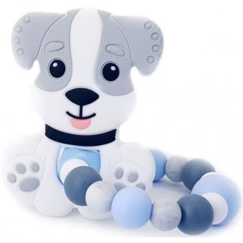 KidPro Teether Puppy Blue jucărie pentru dentiție