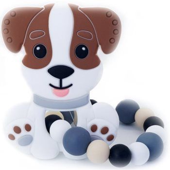 KidPro Teether Puppy Brown jucărie pentru dentiție