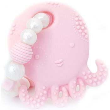 KidPro Teether Squidgy Pink jucărie pentru dentiție KidPro Teether Squidgy Pink jucărie pentru dentiție