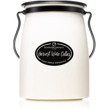 Milkhouse Candle Co. Creamery Harvest Wine Cellar lumânare parfumată Butter Jar